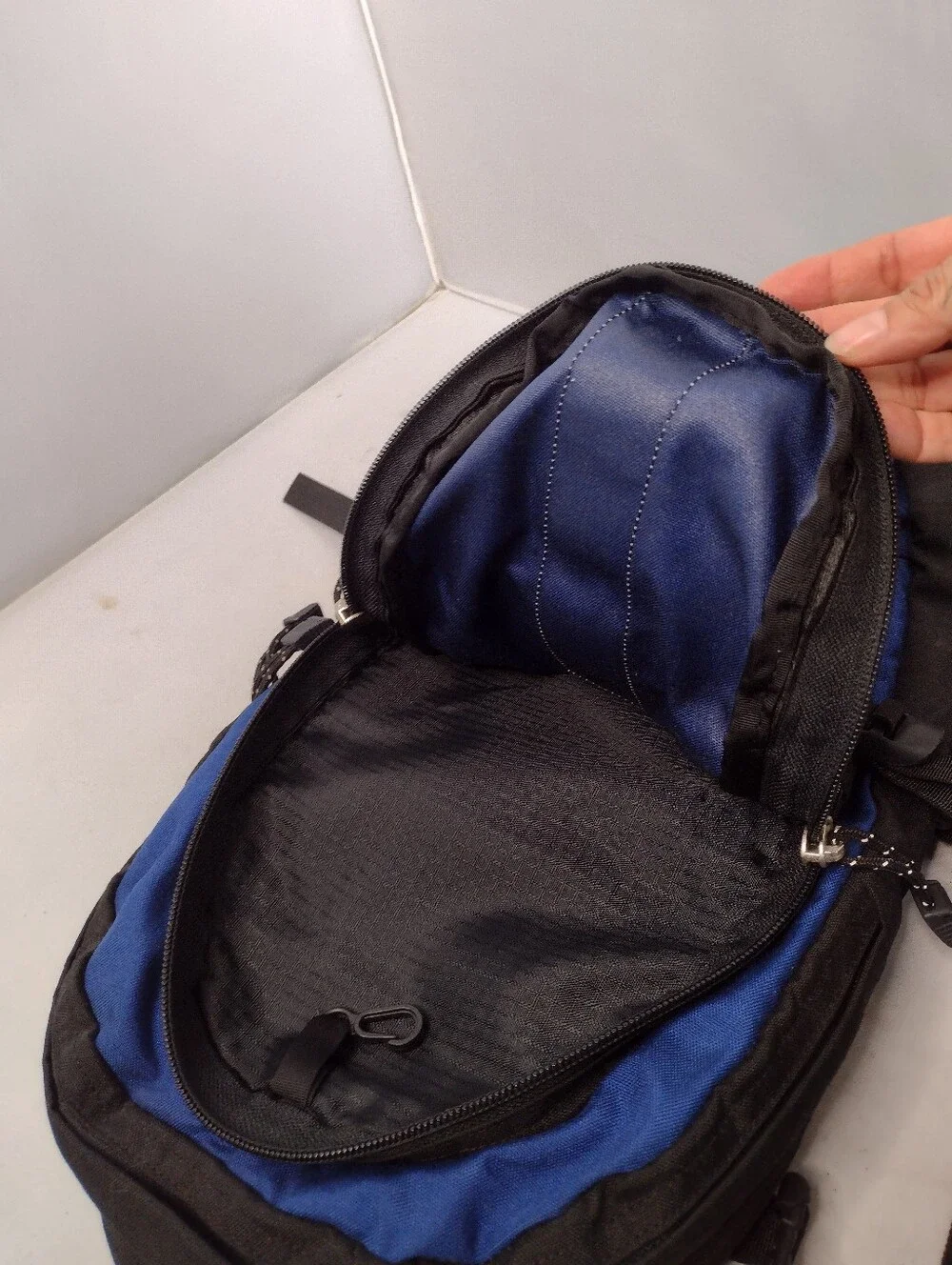 Vintage Gregory Mirage Daypack Hiking Backpack Blue Black Trail Outdoor P3
